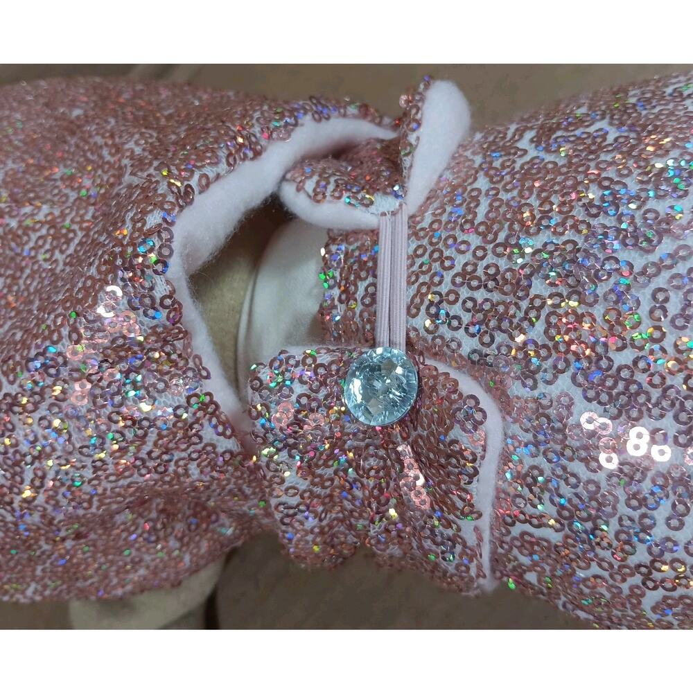 Handmade Plush Doll, Inspired by singer Taylor Swift W/ a Sequin Pink Oufit - Picture 6 of 7